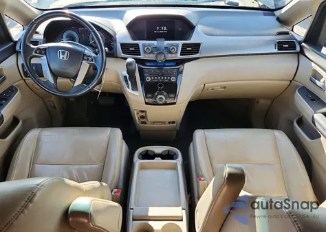 2012 Honda Odyssey Exl из США, поврежденный, VIN 5FNRL5H66CB028637